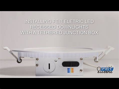 tethered junction box for led lights